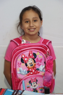 School supplies bring smiles!